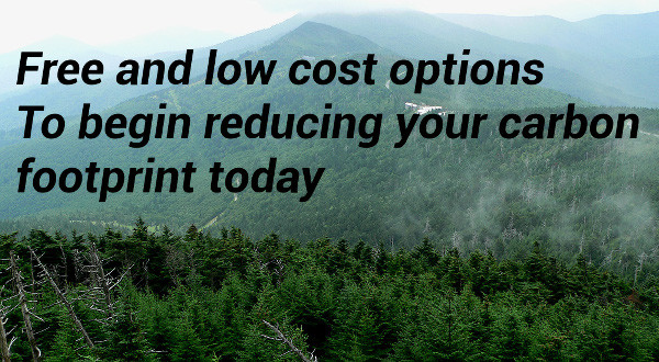 Lower your carbon footprint